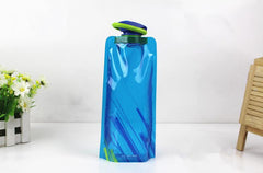 Foldable Hydration Water Bottle – 700ml Lightweight Collapsible Water Bag for Hiking & Camping