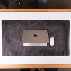 Natural Leather Desk Mat (37 cm x 80 cm)14.5 x 31.5 inches