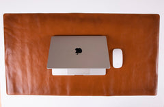 Leather Desk Mat  35.8 x 18.9 Inches