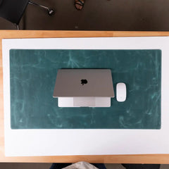 Natural Leather Desk Mat (37 cm x 80 cm)14.5 x 31.5 inches