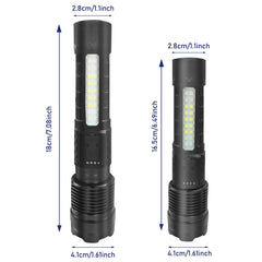 Rechargeable LED Flashlight Tactical Torch Police Super Bright Work