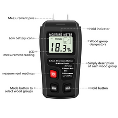 Precision Moisture Digital LCD Tester