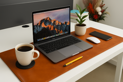 Leather Desk Mat (37 cm X 80 cm) 14.5 x 31.5 inches