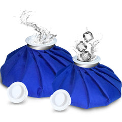 Luijnbn 2 PCS Upgrade Ice Pack Injuries Reusable11in & 9in Ice Bags Hot Water for Injuries Soothe Pain and Stay Cool Old School Style and Traditional Ice Packs Versatile and Easy to Carry