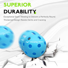 Indoor Practice Pickleballs - Blue