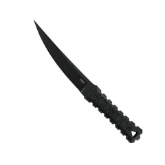 CRKT HZ6 Fixed Blade Knife with Sheath: SK-5 Plain Edge Black Coated Blade G10 Handle 2927