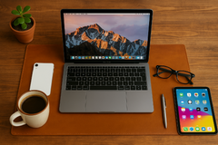 Leather Desk Mat (37 cm X 80 cm) 14.5 x 31.5 inches