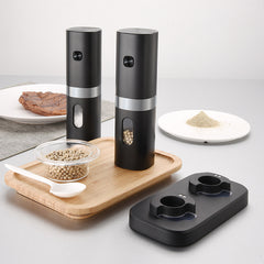 KLT Electric Pepper & Salt Grinder – Button or Gravity, USB-C or Battery, Multiple Styles