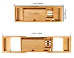 Wooden Bathtub Rack