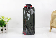 Foldable Hydration Water Bottle – 700ml Lightweight Collapsible Water Bag for Hiking & Camping