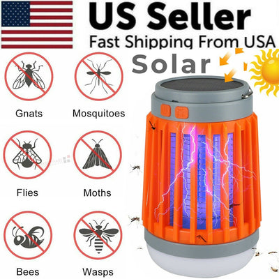 3-in-1 Solar & USB Bug Zapper Lantern – Mosquito Killer, Flashlight & Camping Lamp 6