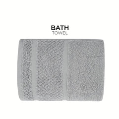 Gray Cotton Bath Towel Set (10–32 pcs)