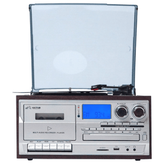 Victor Cosmopolitan 8-in-1 Turntable Music Center ES - Refurbished
