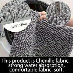 Non-slip Bathroom Door Absorbent Floor Mat