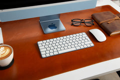 Natural Leather Desk Mat (37 cm x 80 cm)14.5 x 31.5 inches