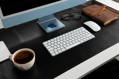 Natural Leather Desk Mat (91 cm x 48 cm) 35.8 x 18.9 Inches