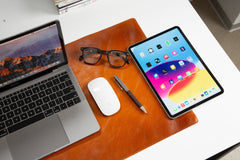 Leather Desk Mat (37 cm X 80 cm) 14.5 x 31.5 inches