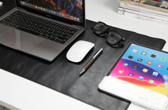 Natural Leather Desk Mat (37 cm x 80 cm)14.5 x 31.5 inches