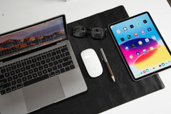 Leather Desk Mat (37 cm X 80 cm) 14.5 x 31.5 inches