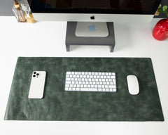 Natural Leather Desk Mat (91 cm x 48 cm) 35.8 x 18.9 Inches
