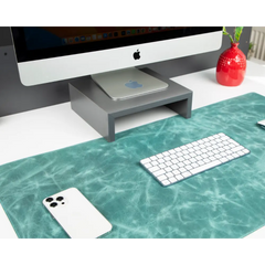 Natural Leather Desk Mat (37 cm x 80 cm)14.5 x 31.5 inches