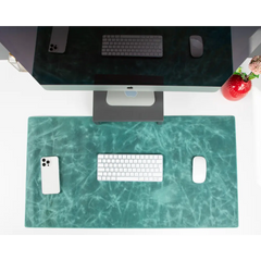 Natural Leather Desk Mat (37 cm x 80 cm)14.5 x 31.5 inches