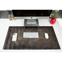 Natural Leather Desk Mat (37 cm x 80 cm)14.5 x 31.5 inches