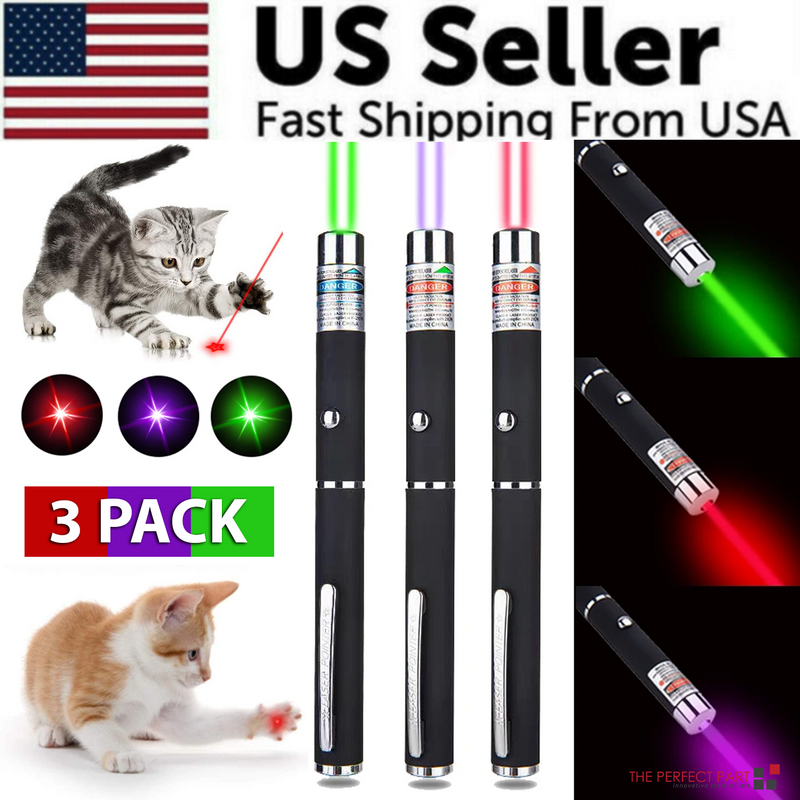 Tri-Color 900Mile Laser Pointer Set