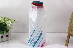 Foldable Hydration Water Bottle – 700ml Lightweight Collapsible Water Bag for Hiking & Camping