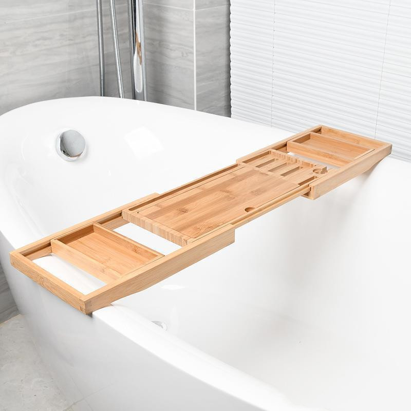 Wooden Bathtub Rack