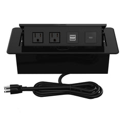 Pop-Up Desk Power Station with USB-C