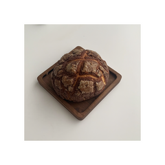Japanese Walnut Wood Coaster Set — Unpainted, Wax-Free, Round & Square