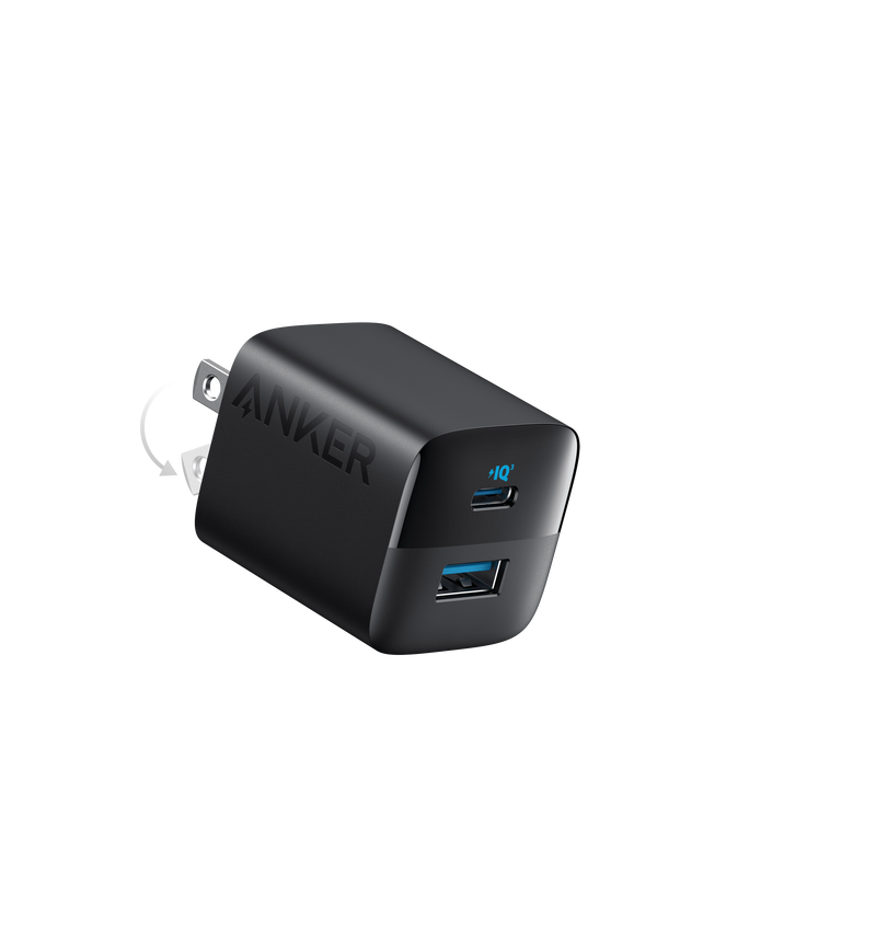 Anker 323 Charger (33W) — Dual Port USB-C & USB-A Wall Charger