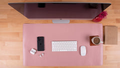 Natural Leather Desk Mat (37 cm x 80 cm)14.5 x 31.5 inches
