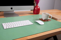 Natural Leather Desk Mat (37 cm x 80 cm)14.5 x 31.5 inches
