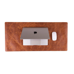 Leather Desk Mat  35.8 x 18.9 Inches