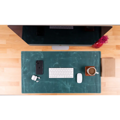 Natural Leather Desk Mat (37 cm x 80 cm)14.5 x 31.5 inches