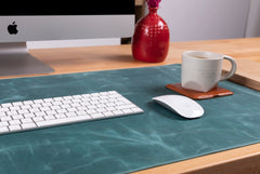 Natural Leather Desk Mat (91 cm x 48 cm) 35.8 x 18.9 Inches