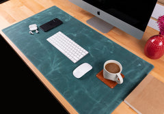 Natural Leather Desk Mat (91 cm x 48 cm) 35.8 x 18.9 Inches