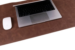 Natural Leather Desk Mat (91 cm x 48 cm) 35.8 x 18.9 Inches