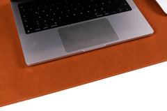 Natural Leather Desk Mat (91 cm x 48 cm) 35.8 x 18.9 Inches