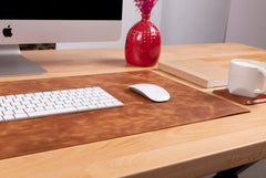 Natural Leather Desk Mat (37 cm x 80 cm)14.5 x 31.5 inches