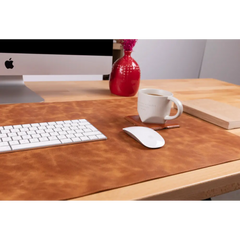 Natural Leather Desk Mat (37 cm x 80 cm)14.5 x 31.5 inches