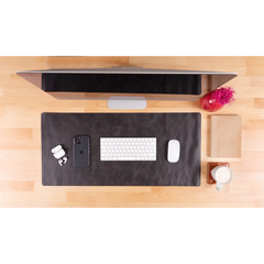 Natural Leather Desk Mat (37 cm x 80 cm)14.5 x 31.5 inches