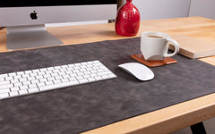 Natural Leather Desk Mat (91 cm x 48 cm) 35.8 x 18.9 Inches