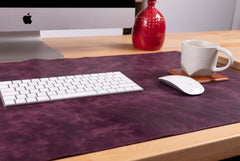 Natural Leather Desk Mat (91 cm x 48 cm) 35.8 x 18.9 Inches