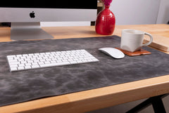Natural Leather Desk Mat (91 cm x 48 cm) 35.8 x 18.9 Inches