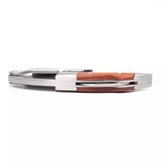 Wood Handle Wine Opener - Professional Wine Opener Portable Waiters  Corkscrew Beer Bottle Cap Opener With PU Bag & Wine Stopper