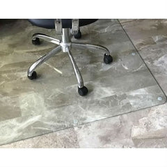 Heavy Duty 36x46 Inch Tempered Glass Chair Matt
