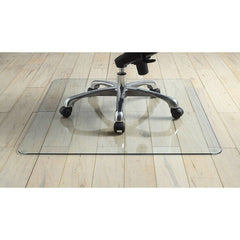Heavy Duty 36x46 Inch Tempered Glass Chair Matt